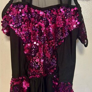 A Wish Come True Pink and Black Dance Costume
